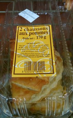 2 chaussons aux pommes front packaging