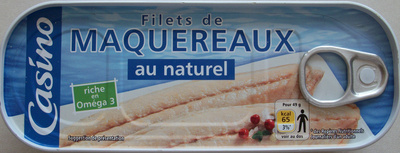 Filets de maquereaux au naturel