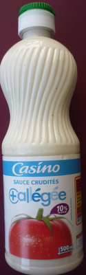 Sauce crudités + allégée 10% MG
