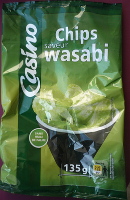 Chips saveur wasabi