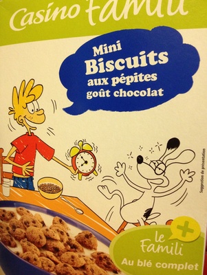 Mini Biscuits aux pépites goût chocolat