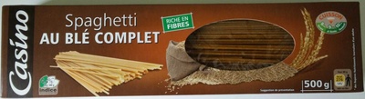 Spaghetti au Blé Complet front packaging