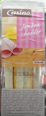 JAMBON CHEDDAR Extra mie