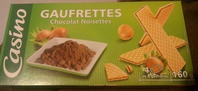Gaufrettes Chocolat Noisettes