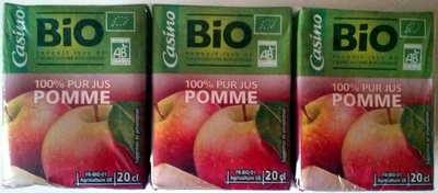 100% pur jus de pomme
