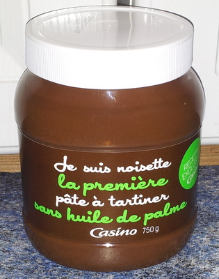 Je suis noisette la première pâte à tartiner sans huile de palme
