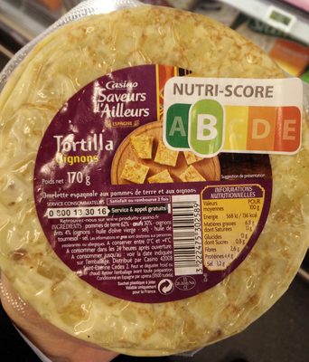 Tortilla Oignons front packaging