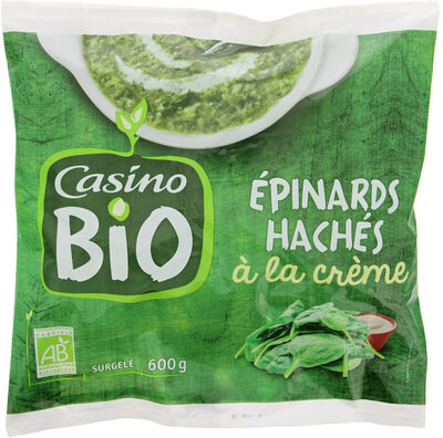 Epinards hachés à la crème Bio