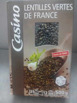Lentilles vertes de France