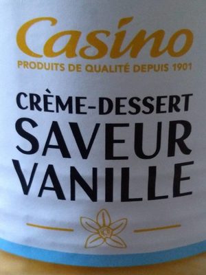 Créme-dessert parfum vanille