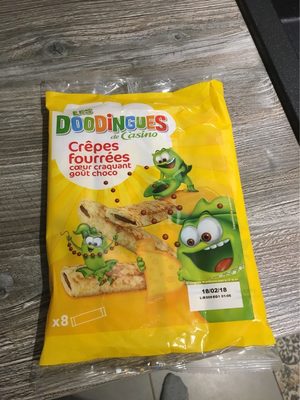 Crêpes fourrées coeur craquant gout choco