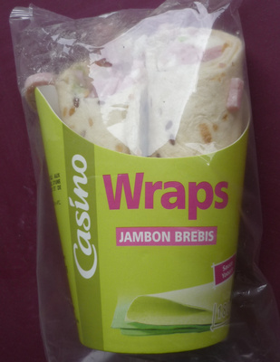 Wrap Jambon et fromage de brebis – Sauce au yaourt, Galette de blé aux graines de lin