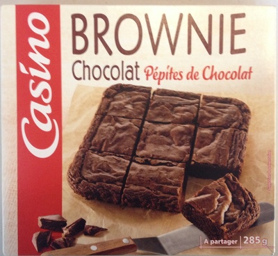 Brownie familial chocolat et pépites de chocolat