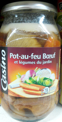 Pot-au-feu boeuf et légumes de jardin front packaging