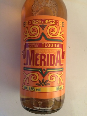 Biére aromatisée tequila 5,9° merida front packaging