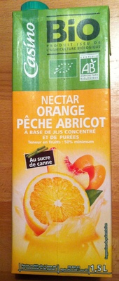 Nectar Orange Pêche Abricot