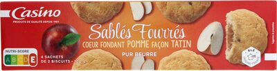 Sablés coeur saveur pomme façon tatin