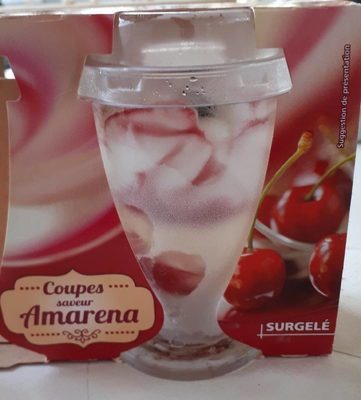Coupes saveur Amarena front packaging
