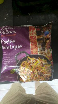 Poêlée asiatique front packaging