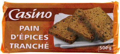 Pain d'épices tranché front packaging