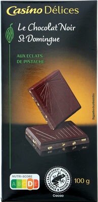 Chocolat Noir st domingue aux eclats de postaches