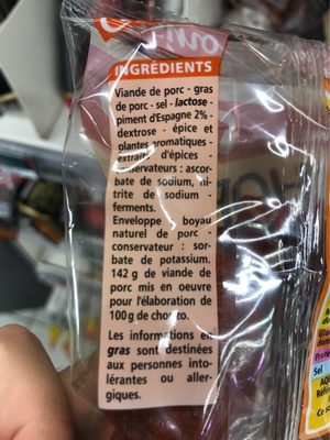 chorizo fort supérieur