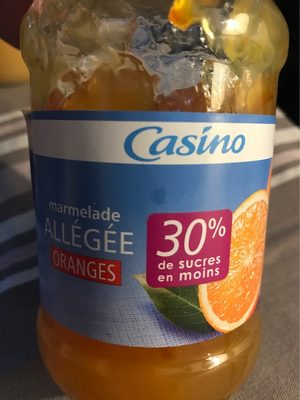 Marmelade Allégée Oranges front packaging
