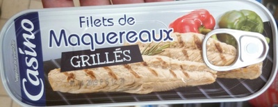 Filets de maquereaux grillés au naturel front packaging