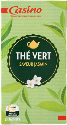 Thé vert saveur jasmin 25 sachets fraîcheur