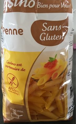 Penne maïs et riz sans gluten!