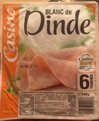 Blanc de dinde 6 tranches