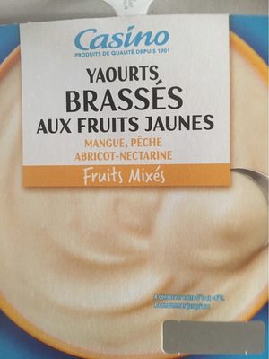 Yaourts brassés aux fruits sans morceaux