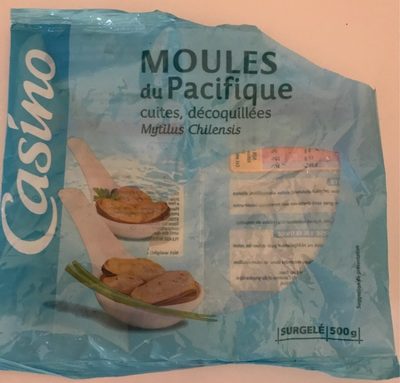 Moules décoquillées cuites