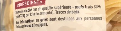 Petits nids aux 7 oeufs ingredients label