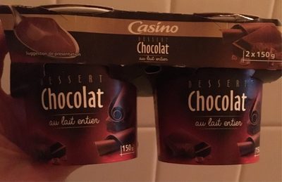 Dessert Chocolat au Lait Entier