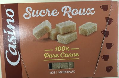 Sucre roux de canne en morceaux 1kg Casino