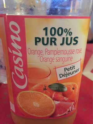 Pur jus 3 Agrumes naturellement source de vitamine C