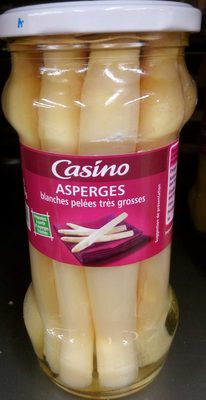 Asperges blanches pelées très grosses