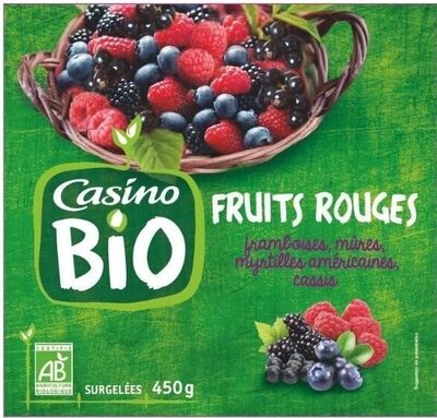 Fruits rouges Myrtilles, mûres, cassis, framboises