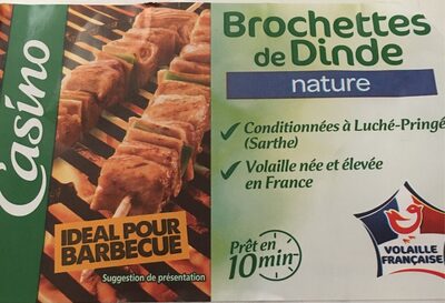 4 BROCHETTES DE DINDE