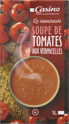 La savoureuse SOUPE DE TOMATES AUX VERMICELLES