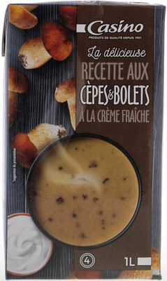 La délicieuse recette aux cèpes & bolets à la crème fraiche