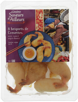 8 Beignets de crevettes avec sauce aigredouce