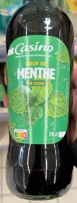 Sirop de menthe pur sucre