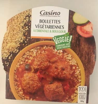 Boulettes végétariennes à l'orientale et boulgour