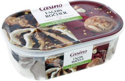 Façon Rocher Sauce chocolat & éclats de noisettes caramélisés