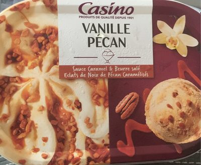 Vanillé Pécan sauce caramel au beurre salé & éclats de noix de pécan caramélisés