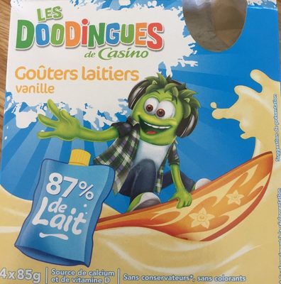 Goûters laitiers vanille