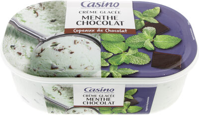 Crème glacée menthe chocolat