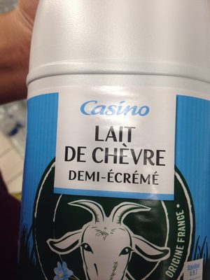 Lait de chèvre demi-écrémé